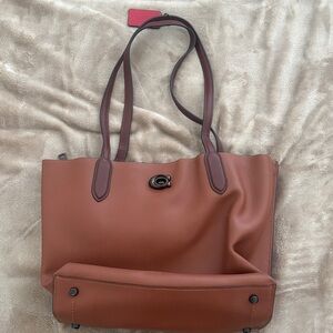 Coach Brown Leather Tote Bag